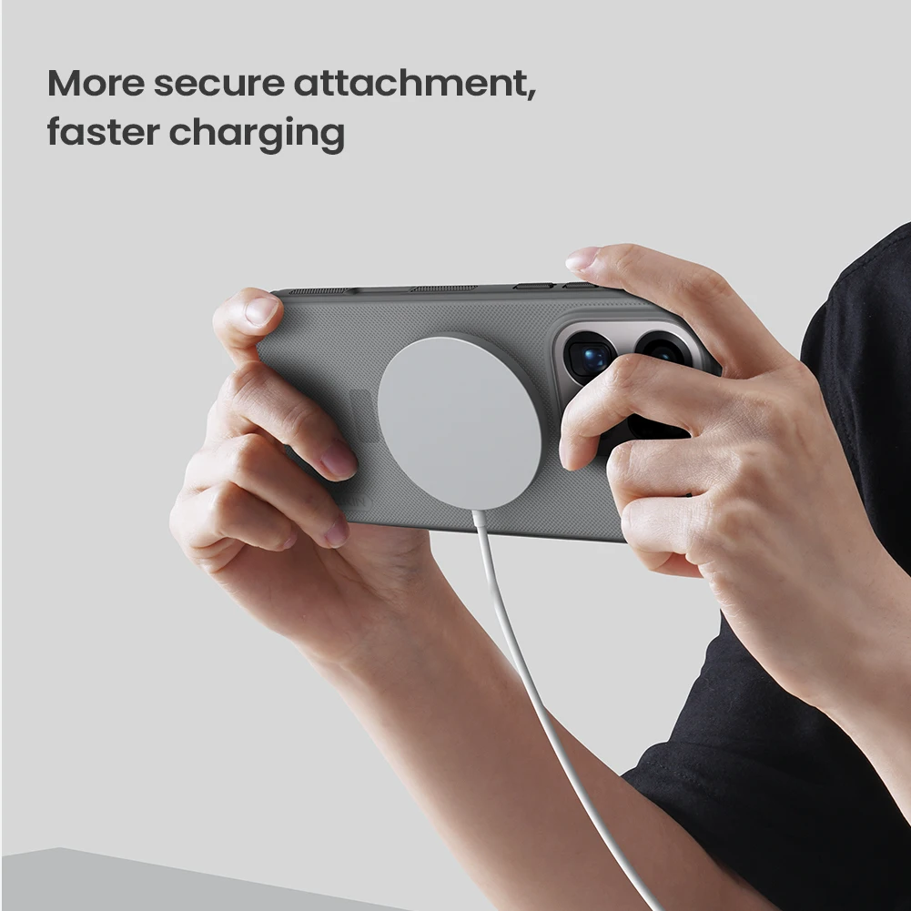 Nillkin para OPPO Find X9 Pro 5G funda marco suave magnético esmerilado Pro 360 PC TPU mate protección trasera completa