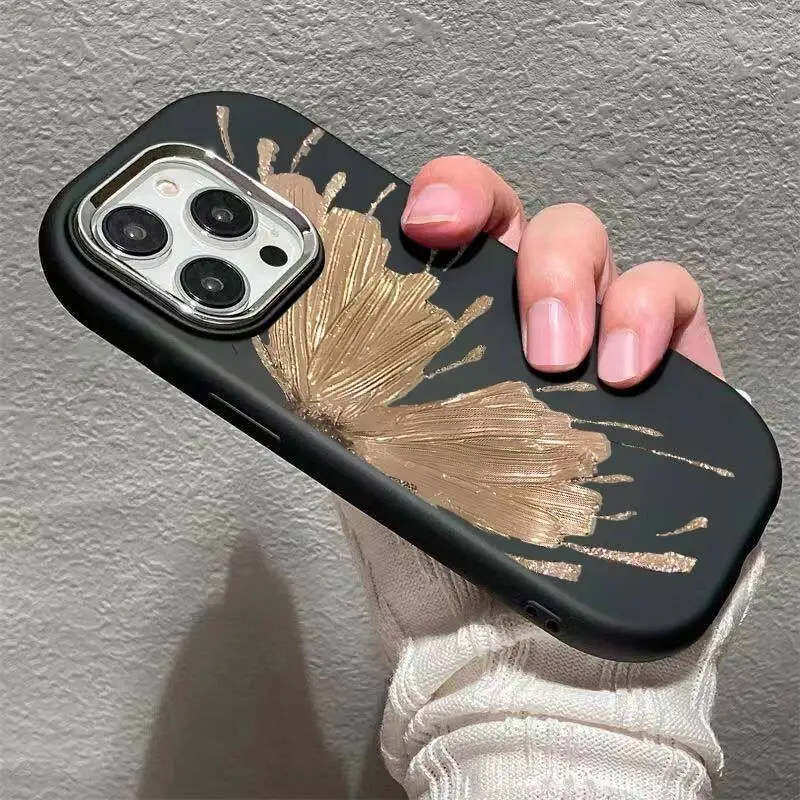 Funda de teléfono de mariposa dorada para VIVO Y22S, Y17S, Y21, Y21S, Y33S, Y16, Y36, Y15S, Y15A, V23, V29, V27, V25, V30 Pro, V29E, V27E - imagen 4