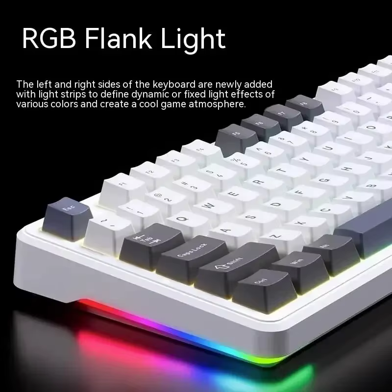 AULA F87 Pro Teclado Mecanico 87 Teclas RGB Tri-Mode BT - imagen 4