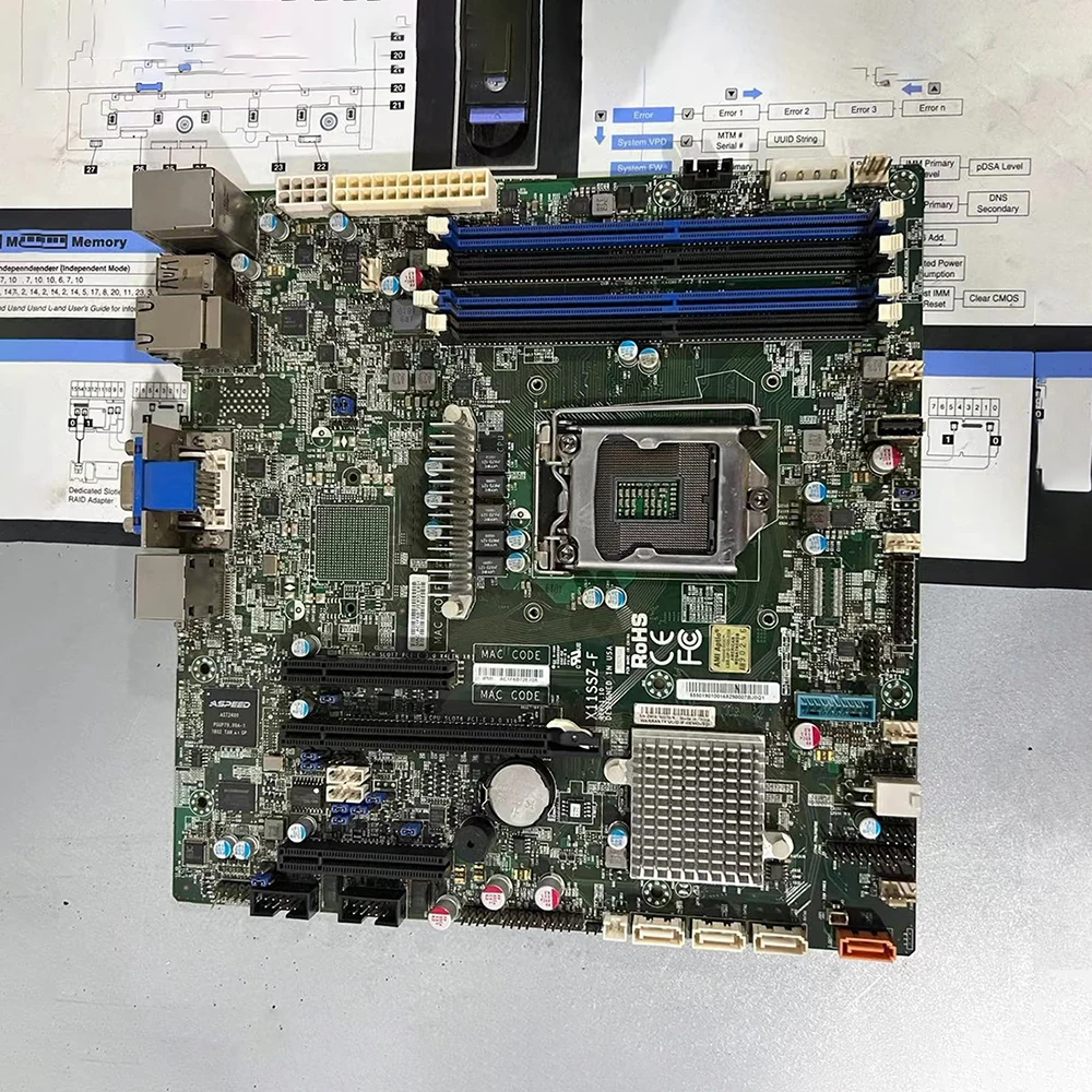 X11SSZ-F para placa base Supermicro E3-1200 v6/v5 7. a/6 a generación. Núcleo i7/i5/i3 Serie LGA1151 - imagen 4