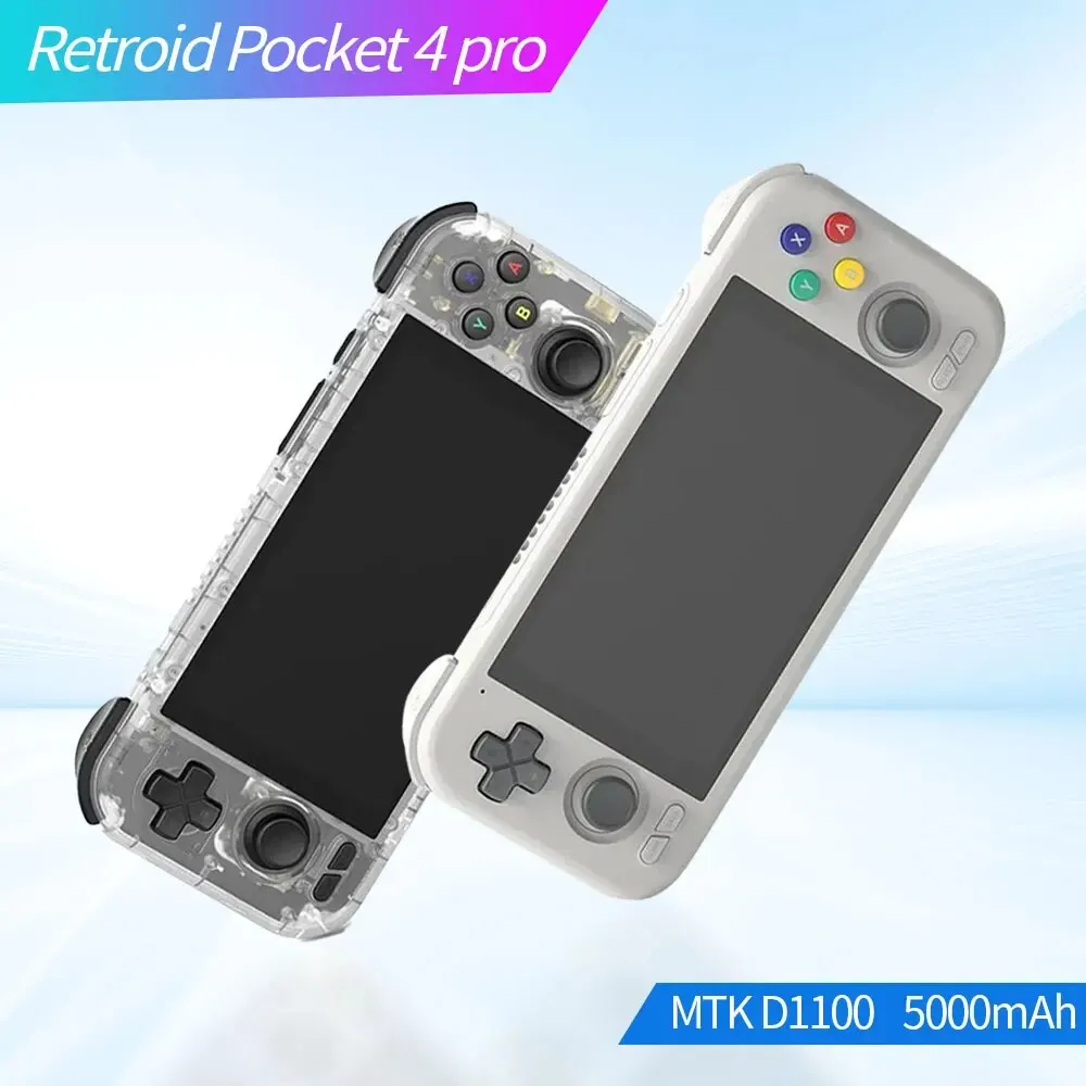 Consola de juegos portátil Retroid Pocket 4Pro pantalla táctil de 4,7 pulgadas RAM 8GB WiFi 6,0 Bluetooth 5,2 5000mAh juegos pasatiempos regalo - imagen 3