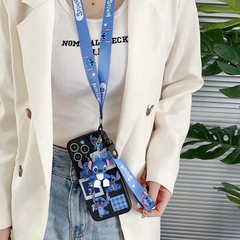 Funda de Ángel de dibujos animados con cuerda de soporte para Xiaomi Redmi 8 9 9T A1 A3 Note 7 8 9 10 Pro - imagen 5