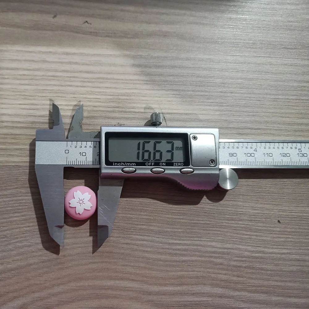 Rosa Sakura flor de cerezo flor pulgar Stick Grip Cap Joystick cubierta para Nintendo Switch Joy-con/Switch lite controlador - imagen 2