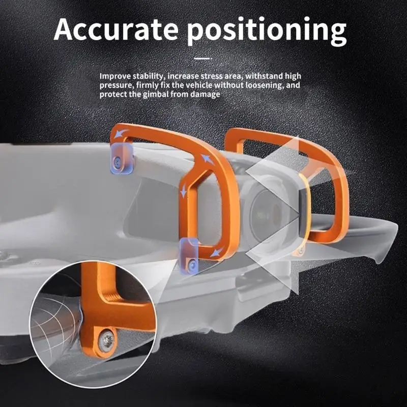 Parachoques aluminio protectores y1ub para mejora seguridad cámara AVATA 2 UAV - imagen 4