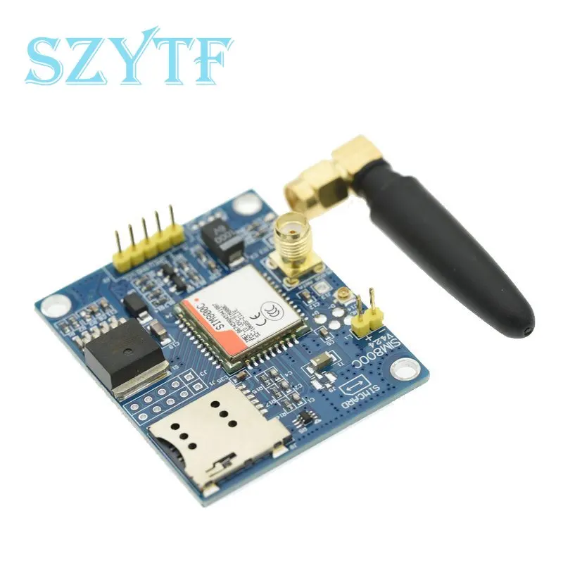 Placa de desarrollo SIM800C, módulo GSM, compatible con mensaje, Bluetooth, TTS, DTMF, Quad-band - imagen 2