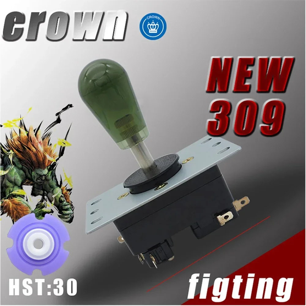 Nueva versión coreana Original CROWN 309 Helpme Fighting Joystick con Micro interruptor de 8 pines para Jamma PC Arcade Game Tekken PS3 XBOX