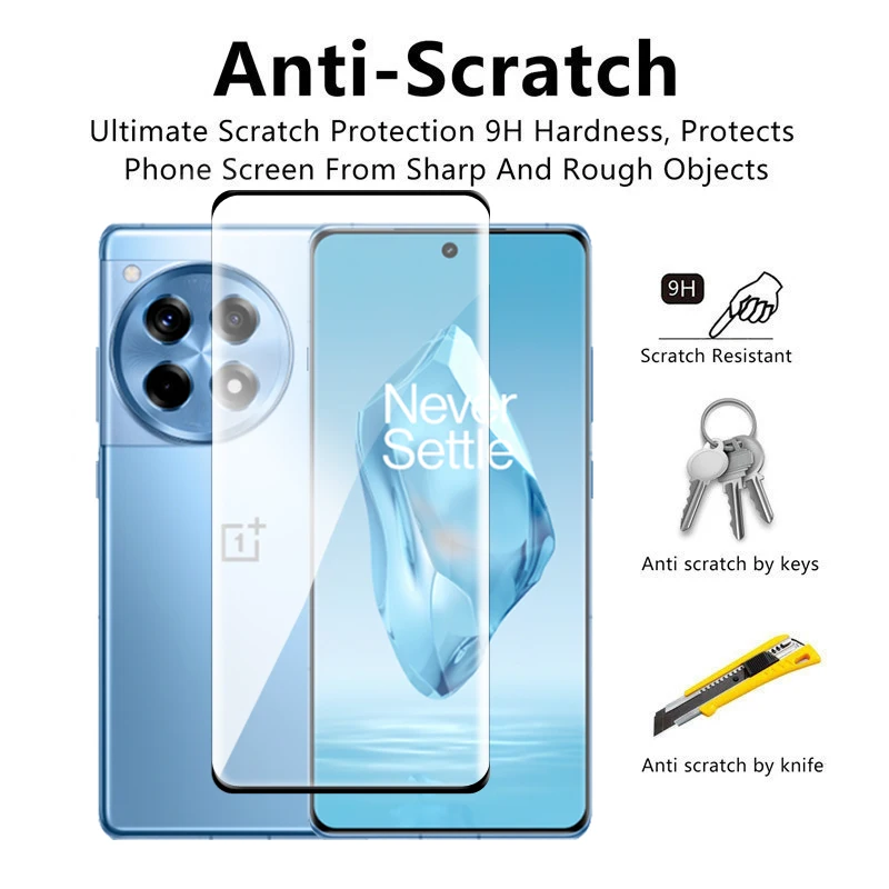 Protector de pantalla para OnePlus ACE 3, cristal templado curvo 3D para ACE 2 Pro ACE 3 - imagen 4