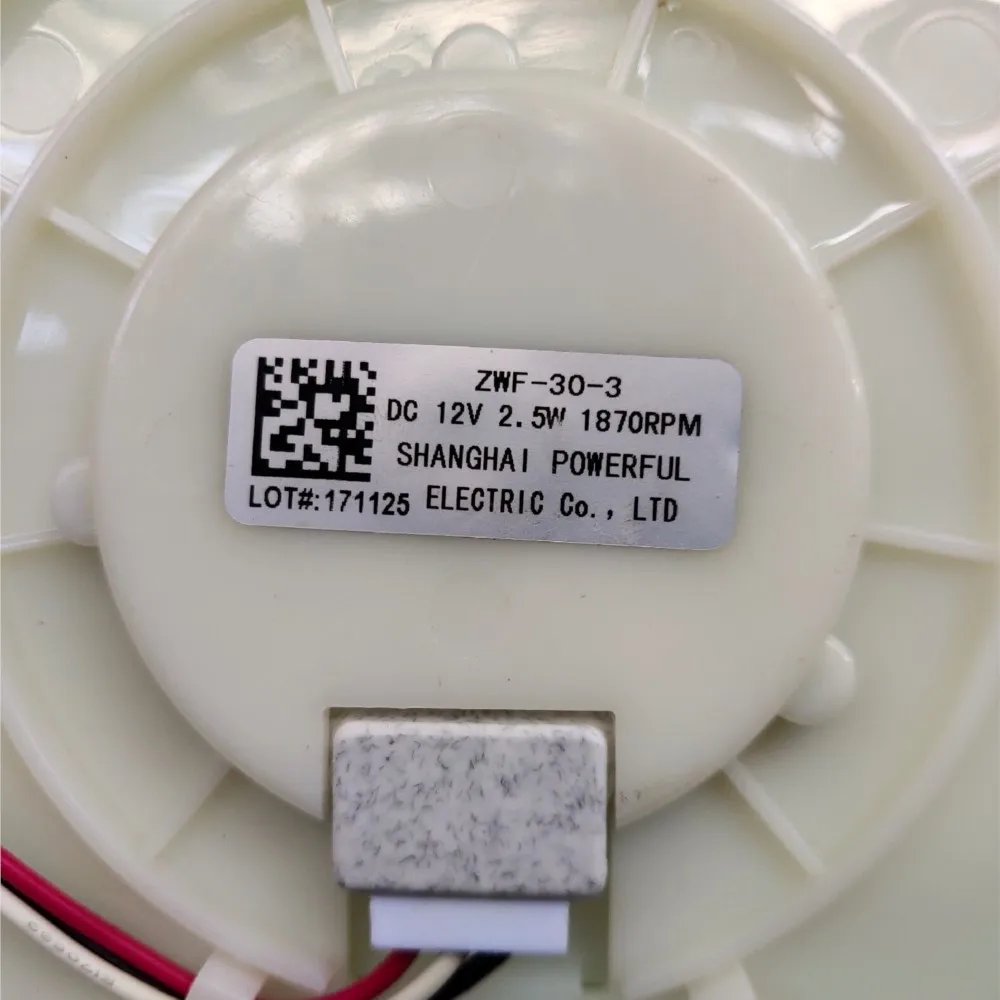 Ventilador de refrigeración para refrigerador, nuevo, Original, ZWF-30-3, DC12V, 2,5 W, 1870RPM, para BCD-201WEC, B15184, 4-5, de lo contrario - imagen 4