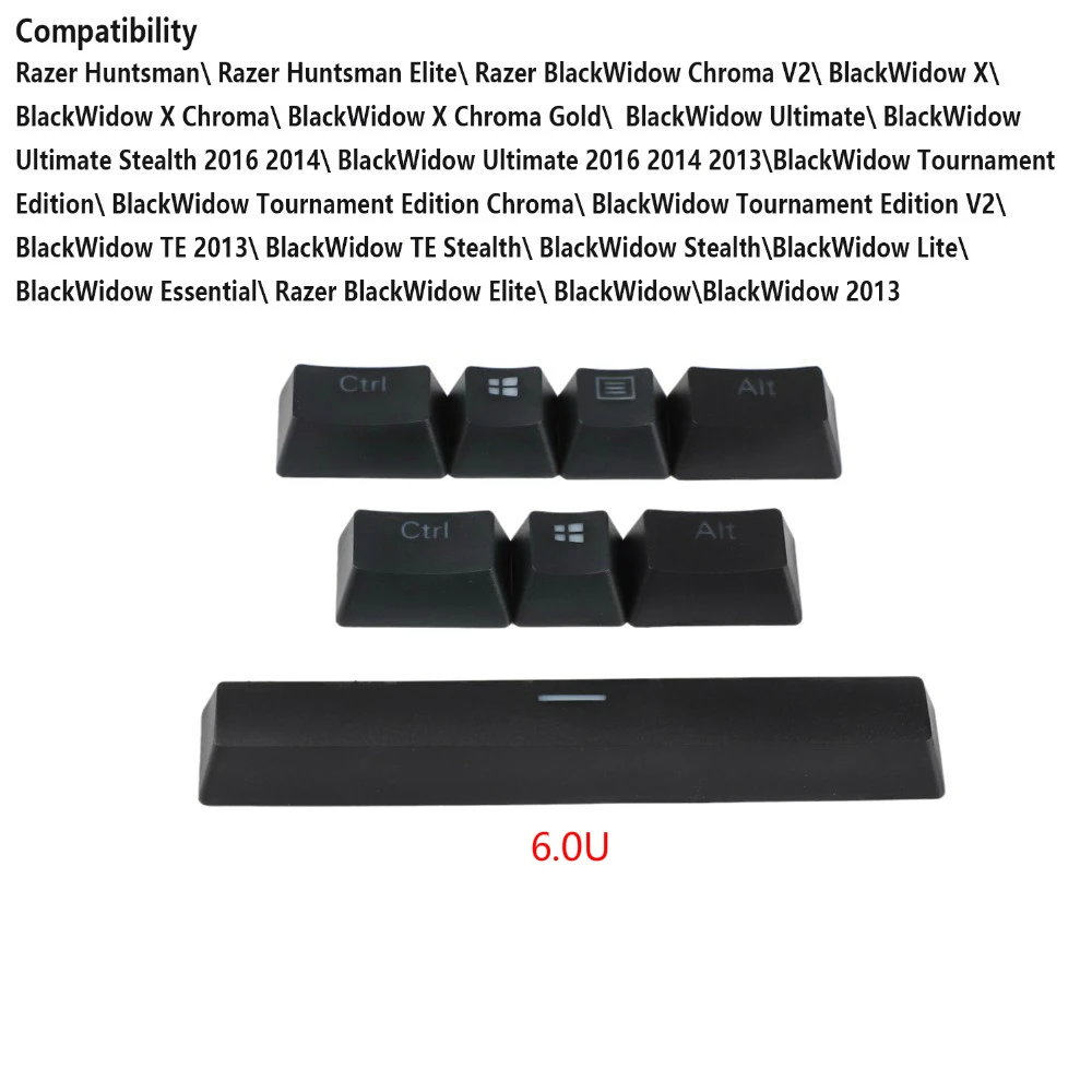 Razer 6.0u Corsair Logitec 6.5u Barra espacial Teclas PBT Doble disparo Suplementario Row1 Caps Ctrl Alt ganan para teclado mecánico - imagen 3