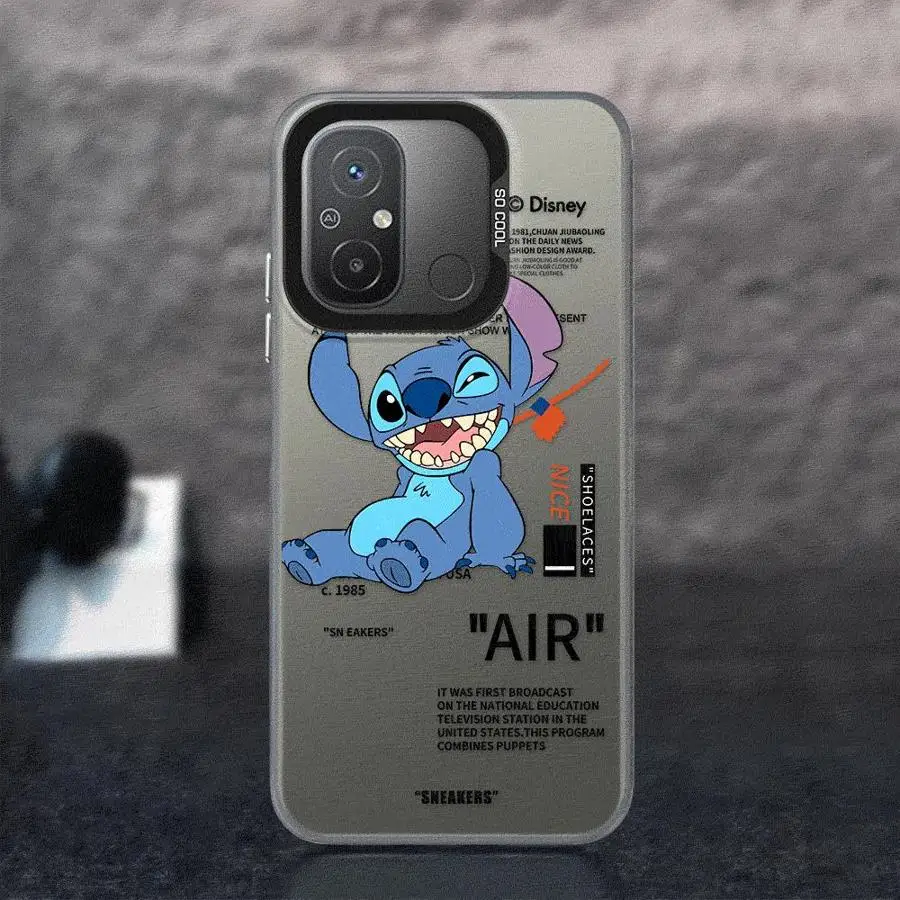 Funda de teléfono Disney Cute Stitch para Redmi 12 4G 12C 13C 4G 5G 13 4G Poco X3 NFC X3 Pro C50 C51 C61 Redmi A1 A2 Plus A3x - imagen 2