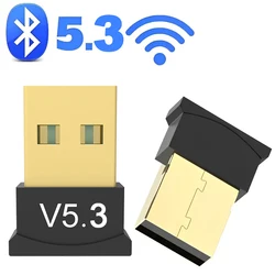 Adaptador USB Bluetooth 5.3 Emisor y Receptor para PC