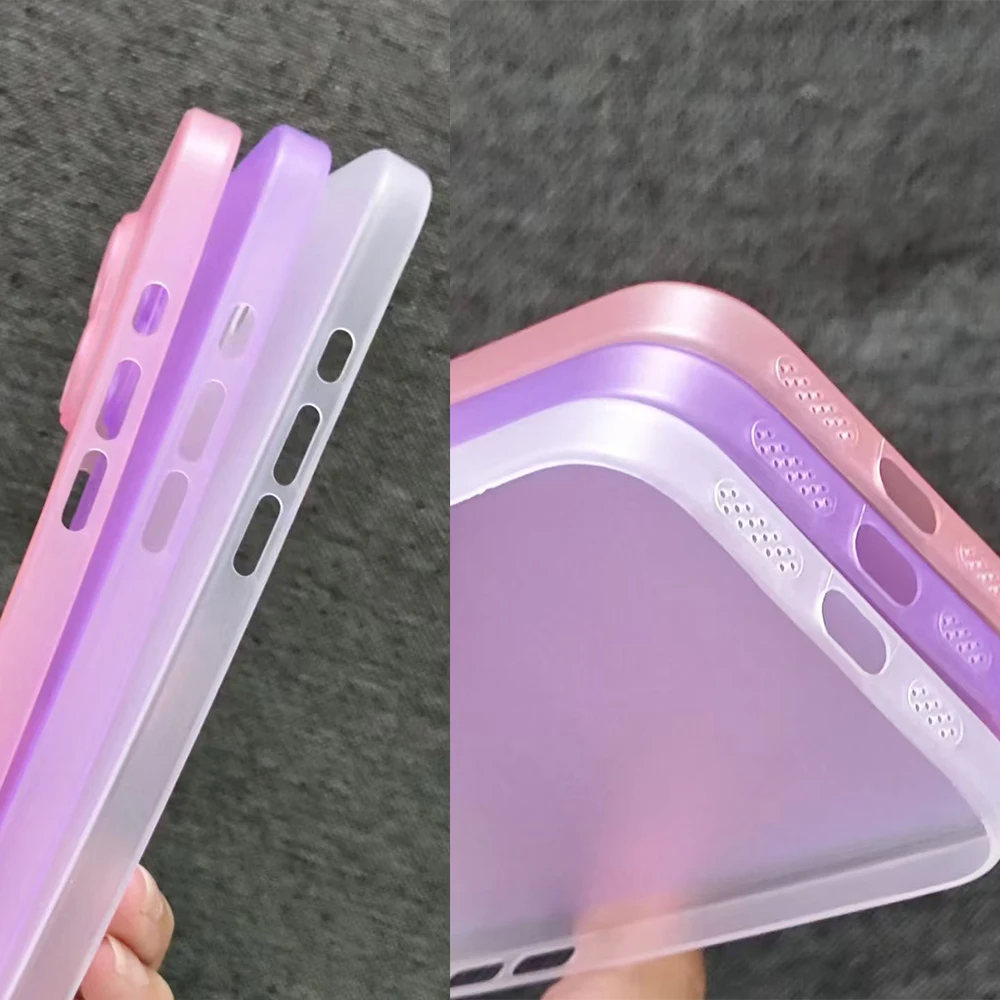 Funda ultrafina de PP para iphone, carcasa suave de 0,3mm, Color mate, trasera dura, translúcida, transparente y delgada, para modelos 16, 15, 14 Plus, 13, 12 Pro, 11 Pro Max - imagen 3