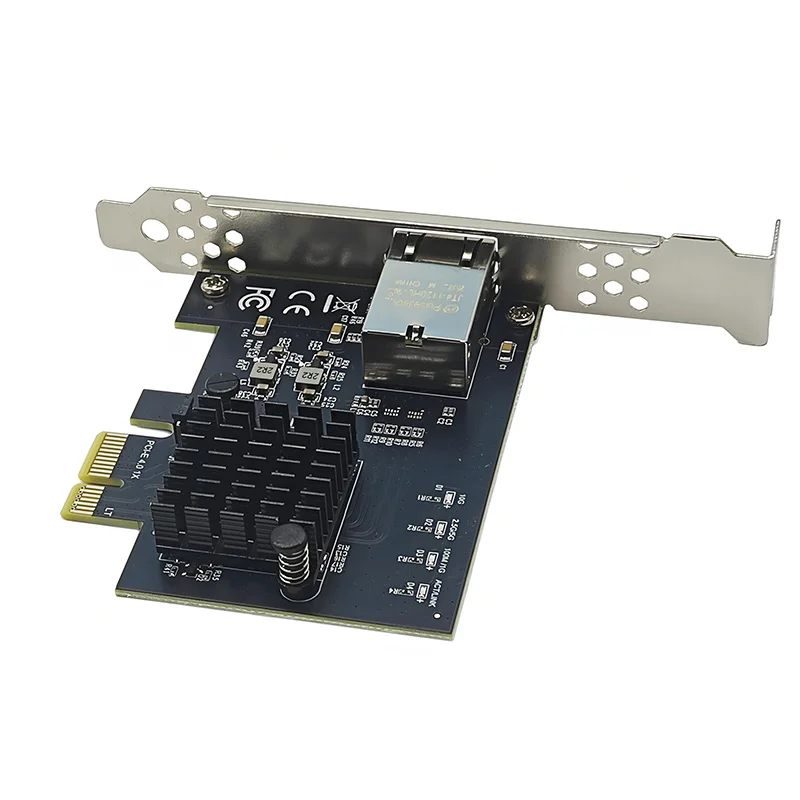 Tarjeta de red PCIe4.0 X1 a RJ45, 10Gb, puerto único, 1G/2,5G/5G/10Gbps, compatible con NIC LAN con cable PXE para Win10/11 para servidor, PC de escritorio - imagen 2