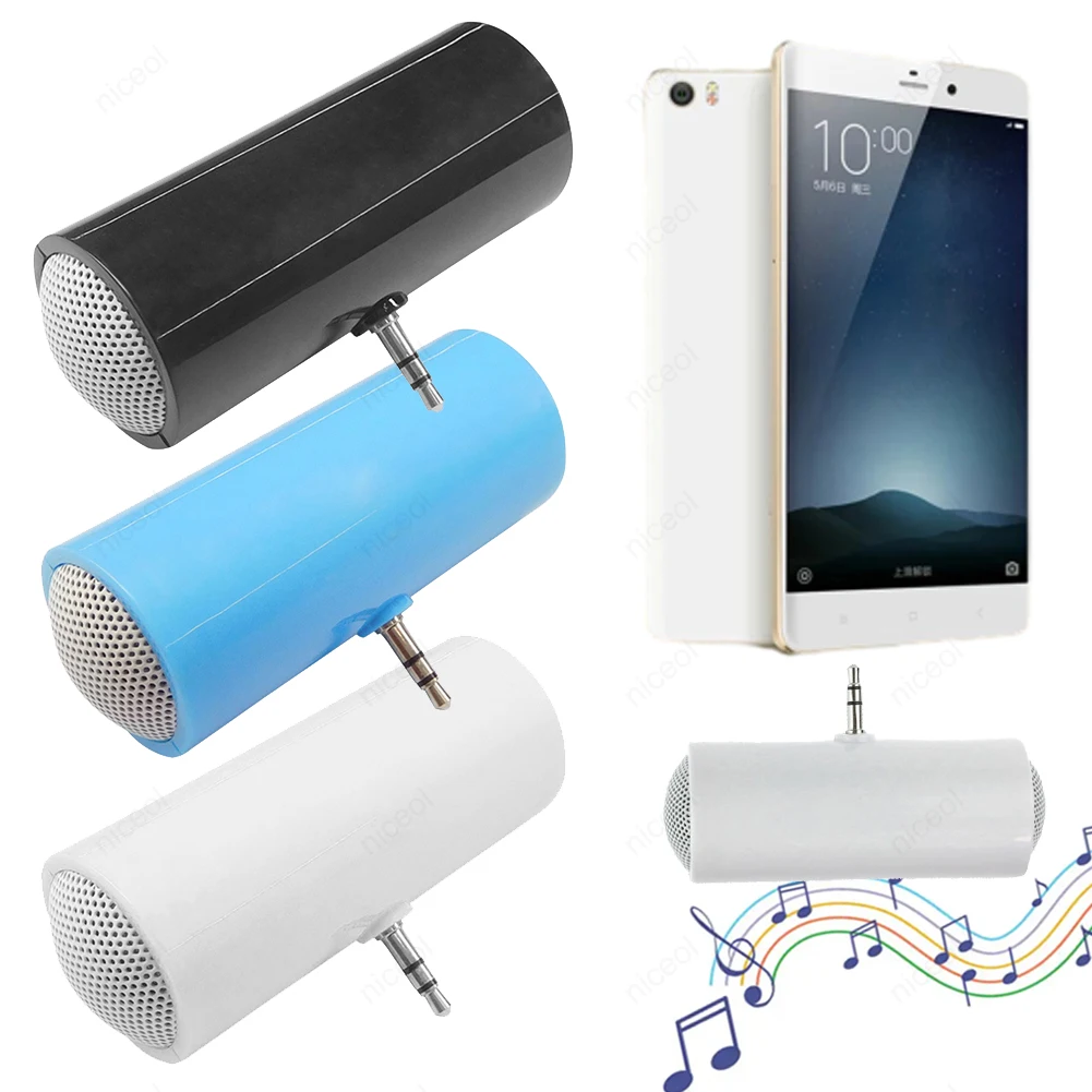 Minialtavoz portátil de 3,5mm, interfaz de Audio AUX, Plug and Play, para teléfono móvil, tableta, música, para Smartphone