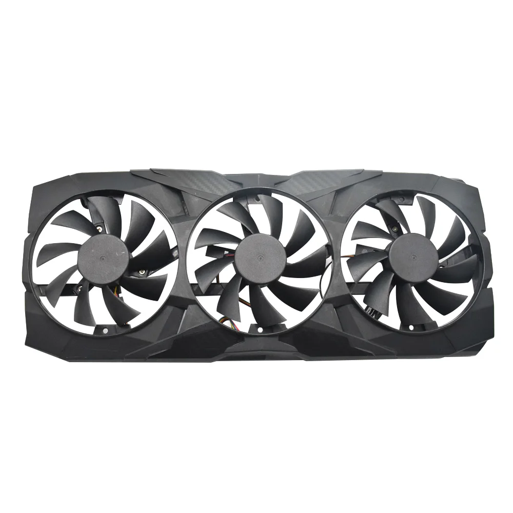 Nuevo 85MM FD9015U12S FY09015H12LPA 4Pin dos rodamientos de bolas ventilador de refrigeración para Sapphire HD 7770 7750 HD7970 ventilador enfriador de tarjeta gráfica - imagen 4