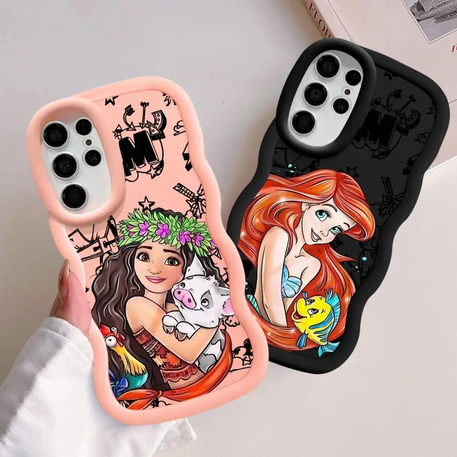 Funda para Samsung Galaxy S25 S24 S24 + S20 FE S25 + S21 S23 Plus S22 funda de teléfono Ultra suave Disney Minnie Mickey lindo - imagen 5