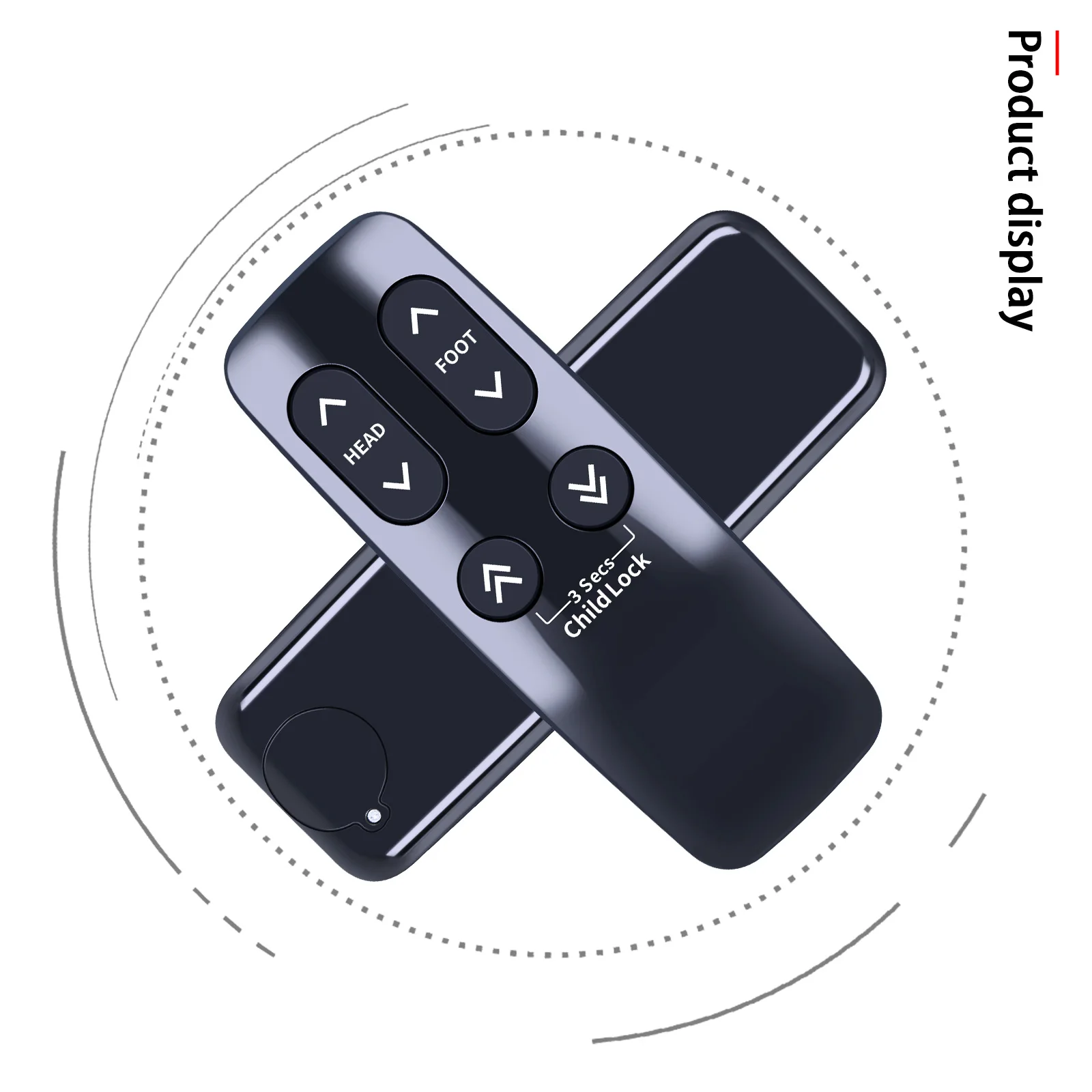 Para Senta Beautyrest Simple Motion Base de cama ajustable auricular Control remoto HC12BL0011-02 HC10BL - imagen 4