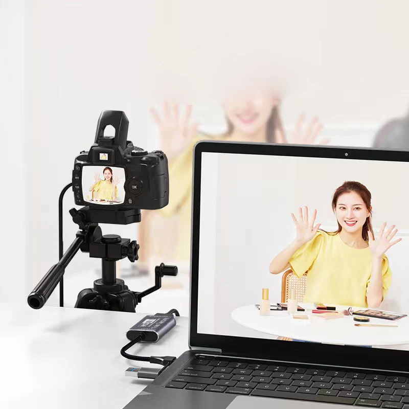 Tarjeta de captura de vídeo 2 en 1 con HDMI 4K a tipo C, convertidor de Audio y vídeo USB 3,0, adaptador de monitoreo para ordenador portátil y Smartphone - imagen 3