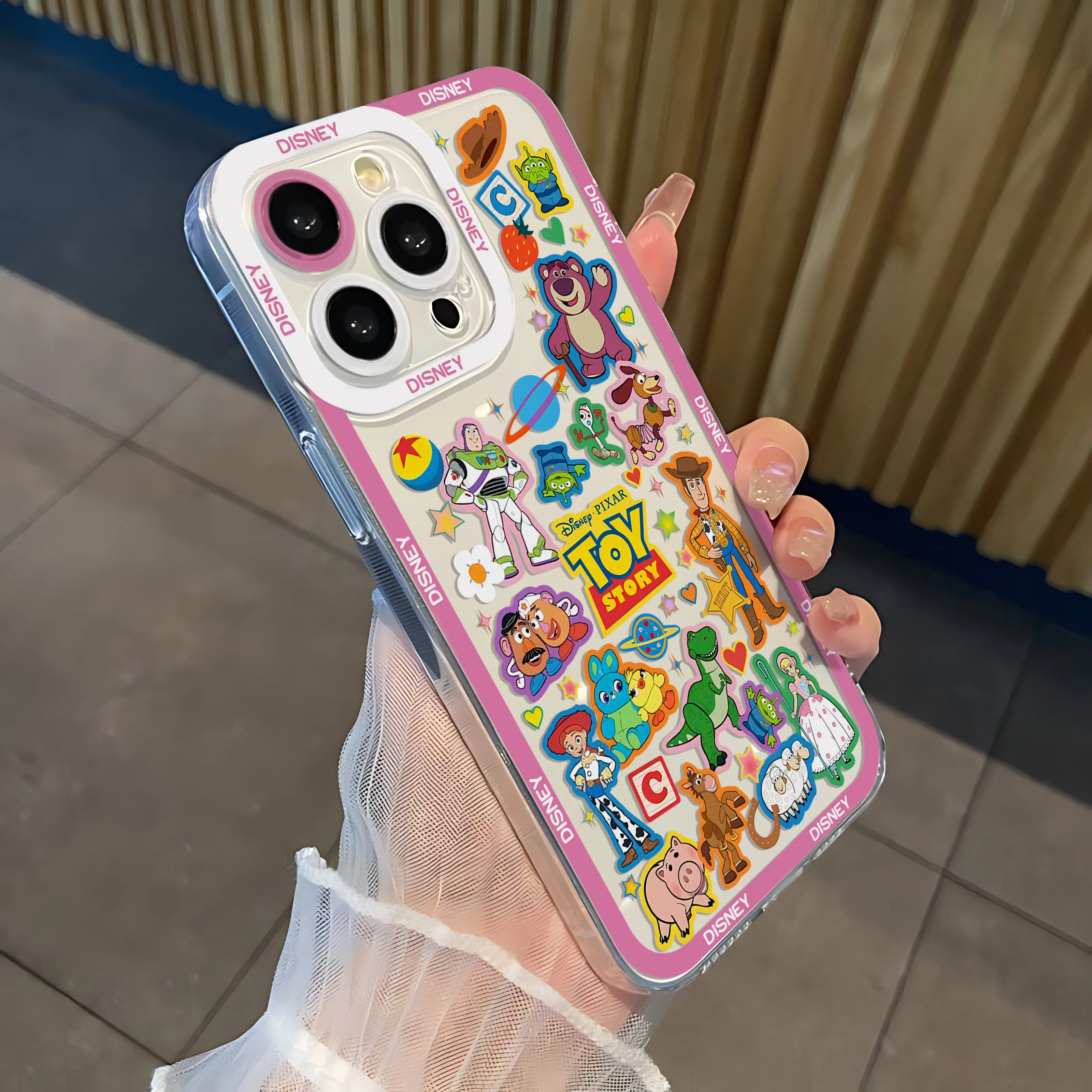 Disneys-funda transparente de Toy Story para móvil, carcasa bonita para Samsung A73, A72, A71, A55, A52, A51, A50, A35, A33, A32, A31, A30, A24, A23, A22, A13, A12, A05, 5G, novedad - imagen 5