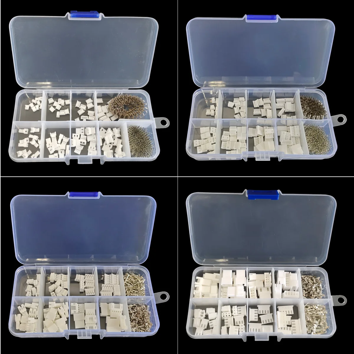 1 caja JST 1,25mm/ZH 1,5mm/PH 2,0mm/XH2.54mm/MX 2,0mm Kit de conector de Terminal de engarce de carcasa de acoplamiento macho y hembra