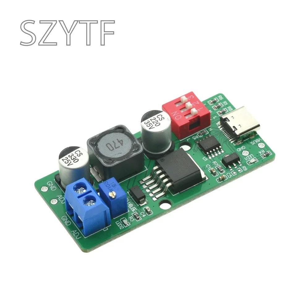 Placa de disparo PD/QC: cargador rápido tipo C, ajustable 5 V-20 V, admite entrega de energía y carga rápida - imagen 3