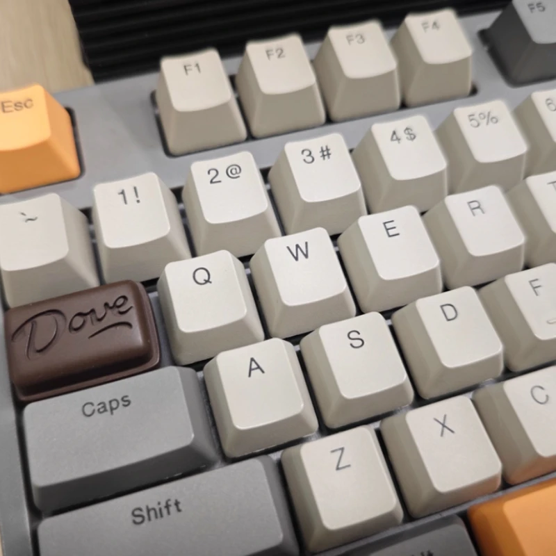 Tecla de punto de Chocolate personalizada hecha a mano, teclado de resina 3D, llave artesanal para teclado mecánico, llave de TAB 1.5u, regalo - imagen 5
