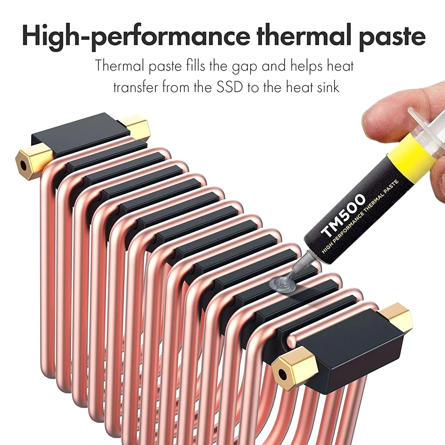 Almohadillas de refrigeración del disipador de calor M.2, disipador de calor SSD NVMe, junta de disipador de calor de aluminio para almohadilla térmica de disipación M2 2280 - imagen 2