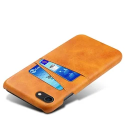 Funda cuero PU iPhone SE 2022 con ranuras para tarjetas estilo retro