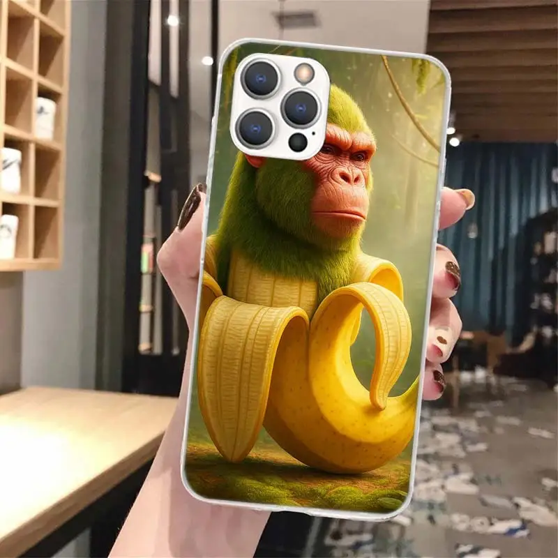 Funda de teléfono con llamada de silicona de animales Brainrot italiano para iPhone 11 12 Mini 13 Pro X XS Max XR 7 8 Plus 6 6S 5 5S SE 2020 - imagen 5