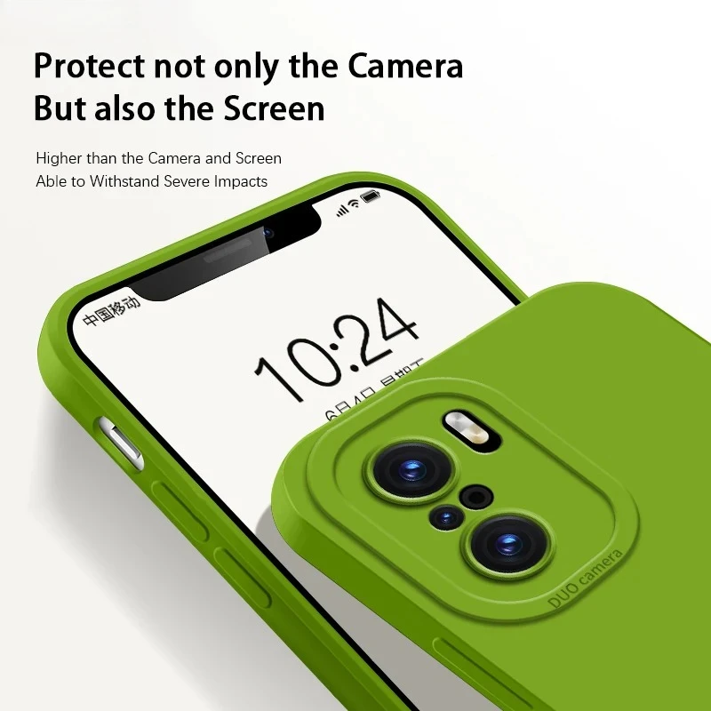 Angel Eyes-funda de teléfono de silicona líquida para Xiaomi Mi 11i 11X Pro POCO F3 GT, funda suave a prueba de golpes, carcasa completa POCOF3 F3GT 11XPro - imagen 3