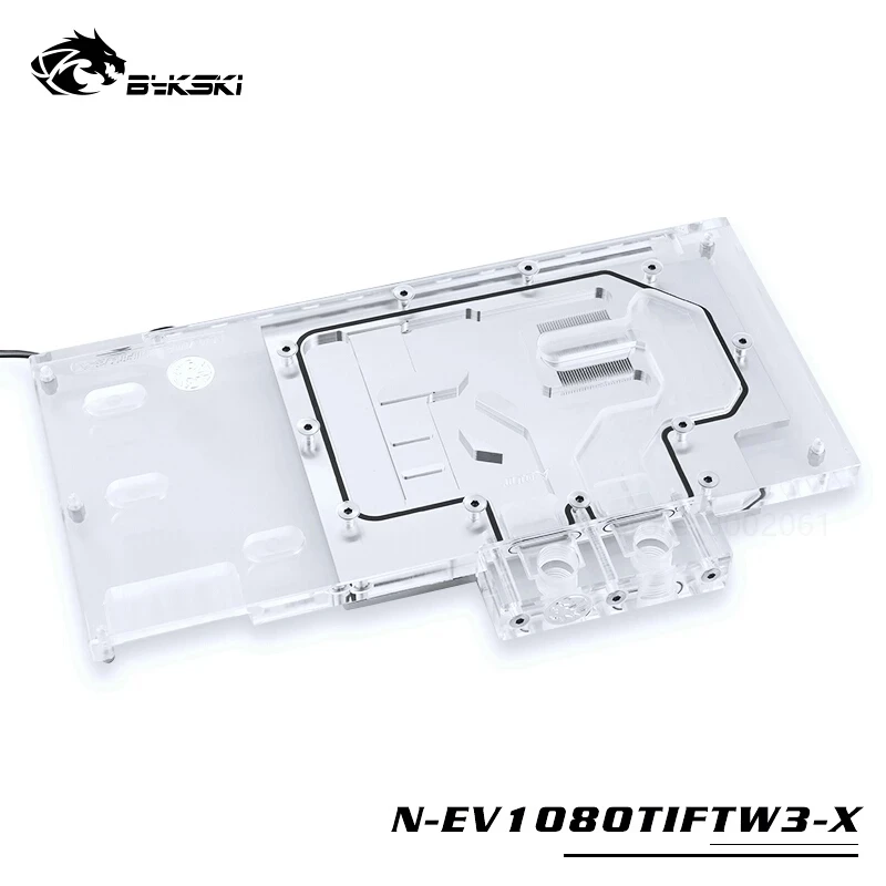 Bykski-bloque de agua de GPU para N-EV1080TIFTW3-X, tarjeta de vídeo para EVGA GTX 1080 Ti FTW3 GAMING/EVGA GTX 1080 Ti PINGKIN, enfriador VGA - imagen 4