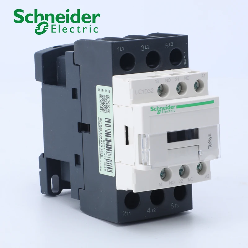 Contactor de CA Schneider Electric 3P 32A LC1D32M7C LC1D32CC7C LC1D32B7C LC1D32E7C LC1D32F7C LC1D32Q7C - imagen 2