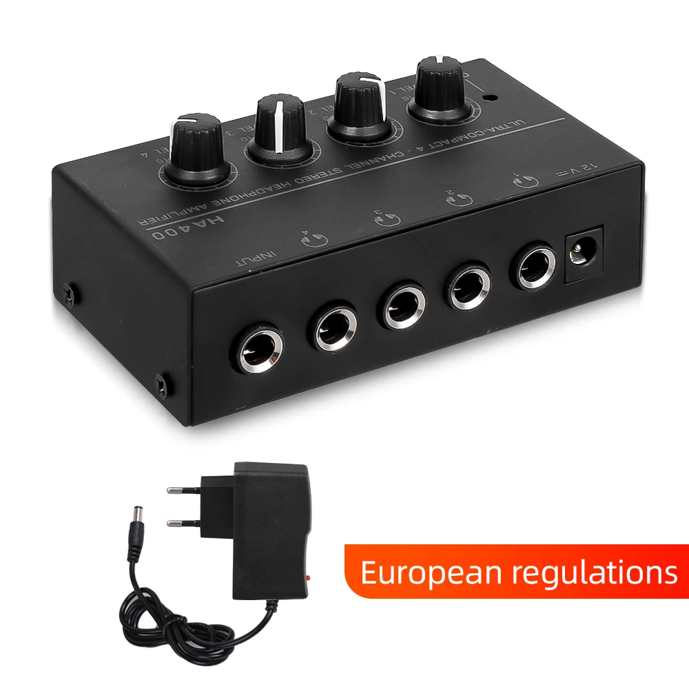 Black EU Plug