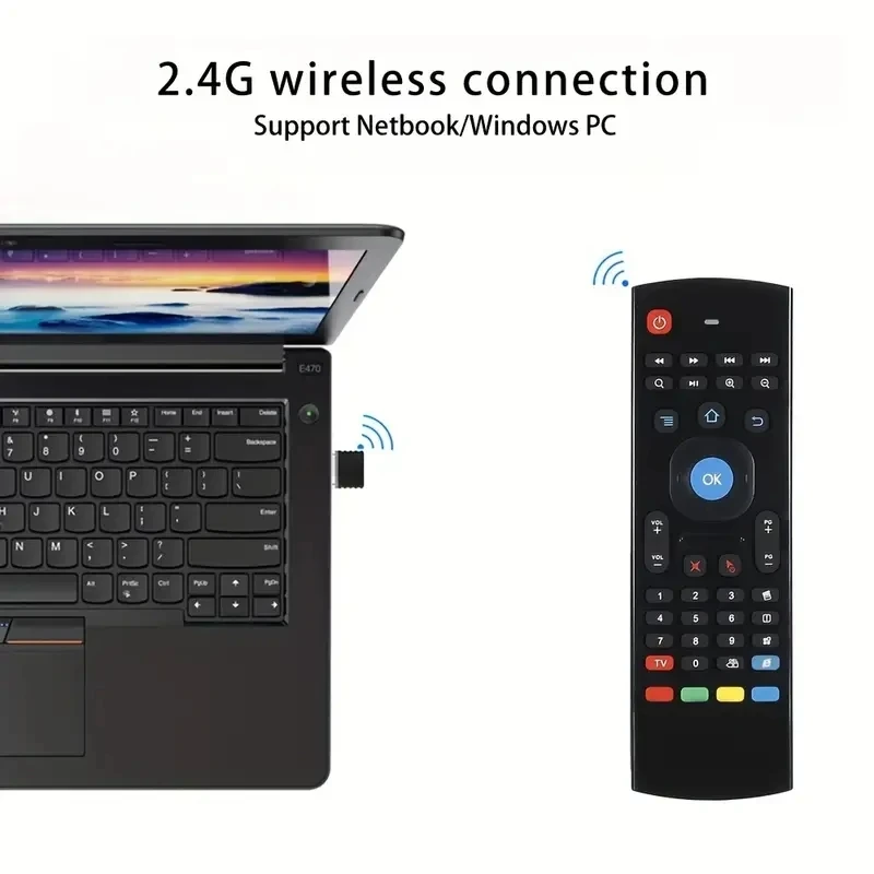 Mini teclado inalámbrico Air Mouse, Control remoto MX3, 2,4 GHz, Control remoto de aprendizaje IR para PC, Android, TV Box, Smart TV - imagen 3