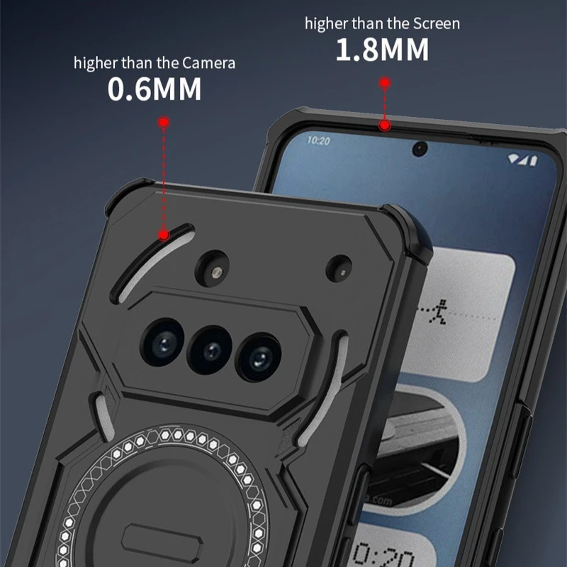 Funda protectora de lente con disipación de calor para nada teléfono 3a 3A Pro, carcasa de carga inalámbrica magnética, Fundas Coque - imagen 5