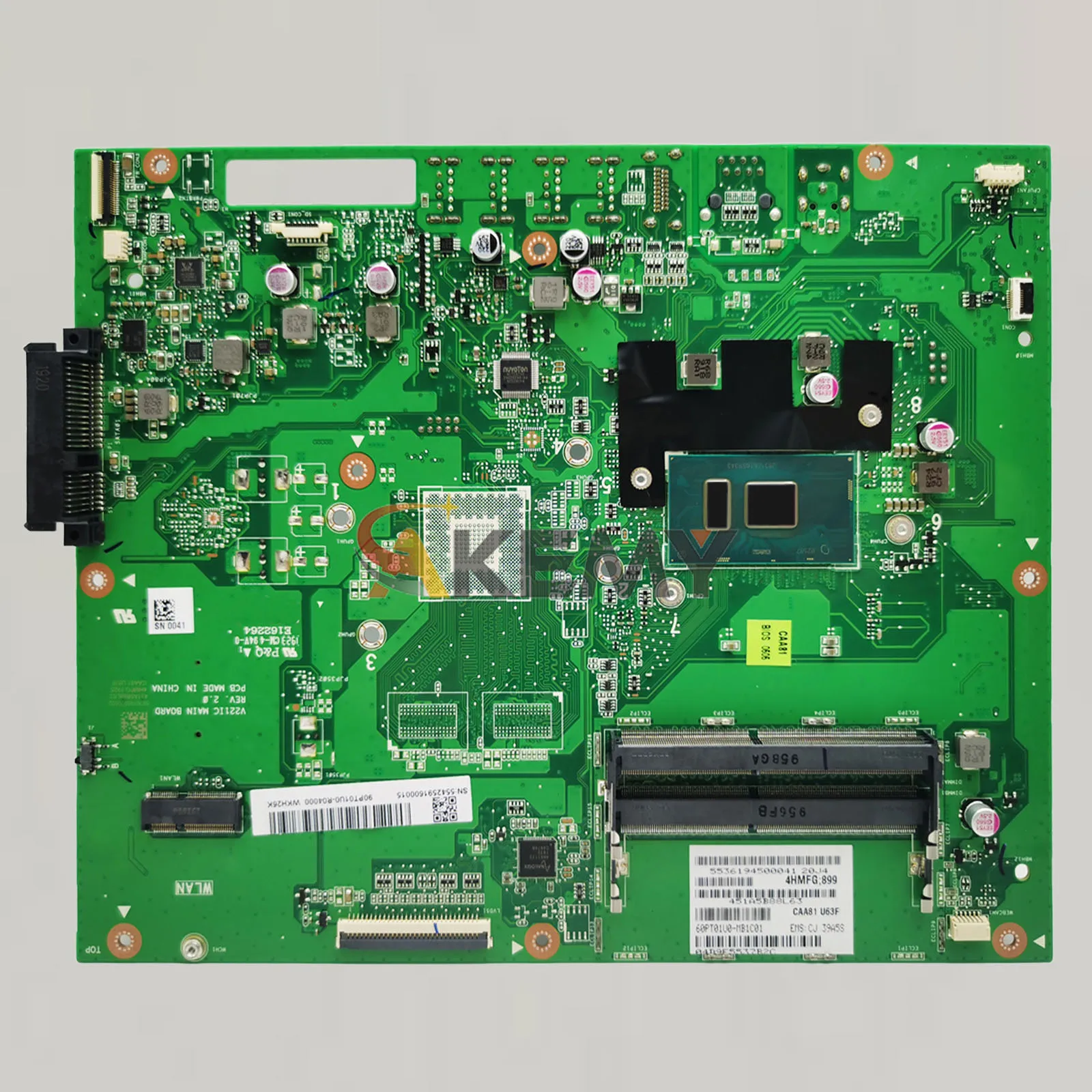 Placa base V221IA para ASUS Vivo AiO V221IC V221IA V221ID V221I placa base con CPU I3 I5 I7 100% pruebas OK envío rápido stk - imagen 3