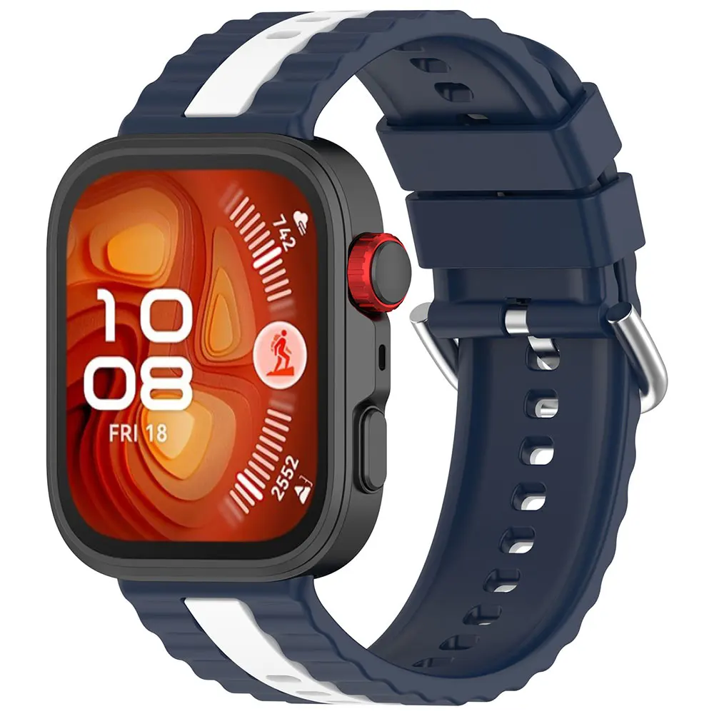 Correa de silicona para Huawei Watch Fit4 Pro Fit 4 3, Correa deportiva de repuesto para Huawei Watch Fit 4 3 - imagen 3