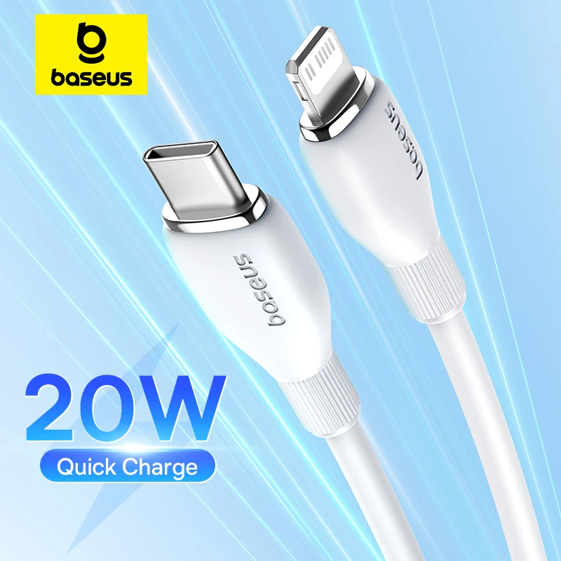 Baseus Cable USB-C Carga Rápida para iPhone iPad MacBook – TPE