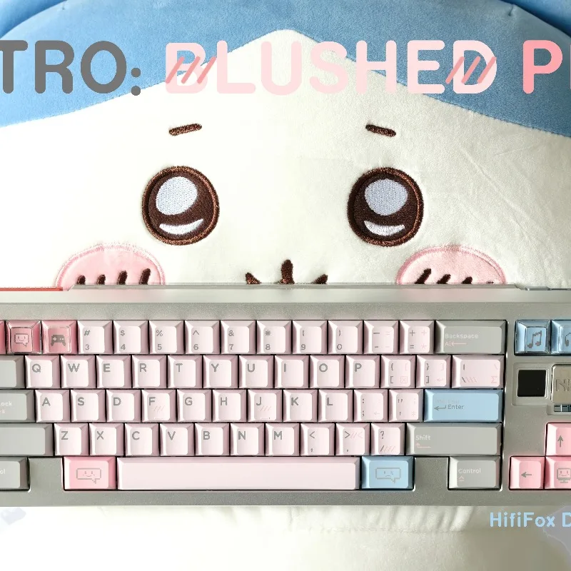 Set Teclas PBT Perfil Cherry Rosa Vintage para Teclado Mecánico Gaming Oficina - imagen 4