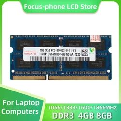 Memoria RAM DDR3 SODIMM para portátil de 204 pines
