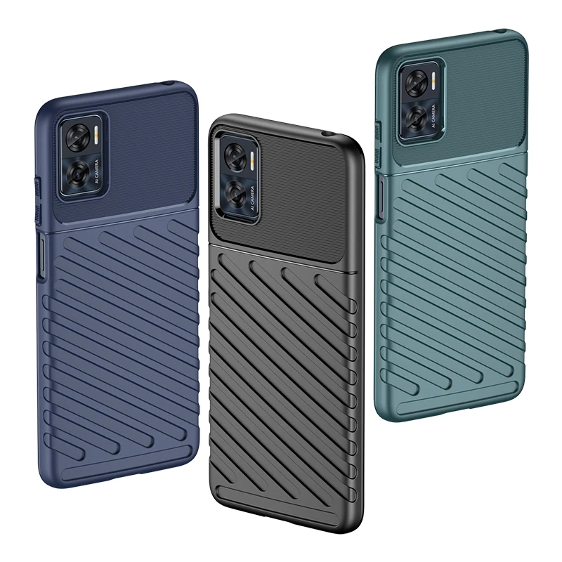 Funda de silicona de lujo a prueba de golpes para Motorola E13, E22, E22i - imagen 2