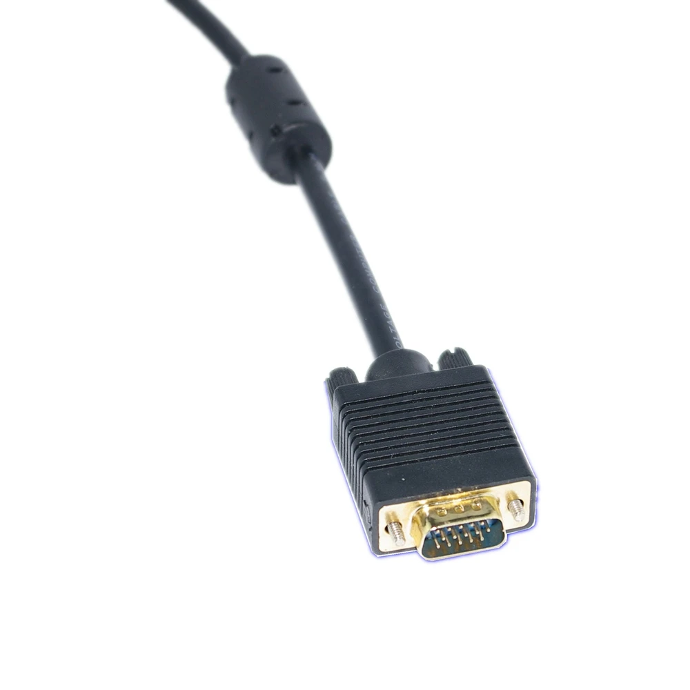 Cable DVI a VGA de 1,5 M-3M 24 + 5 macho a macho tarjeta gráfica de alta definición cable de conexión de señal de vídeo adaptador de computadora DVI-D 15 - imagen 4