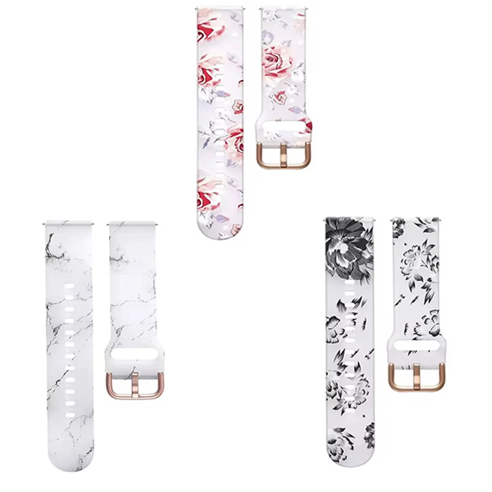 Correa de 20mm para reloj inteligente Garmin Venu SQ 2 Plus Vivoactive 3 5, repuesto de correa de silicona para Forerunner 245 645 MUSIC - imagen 4