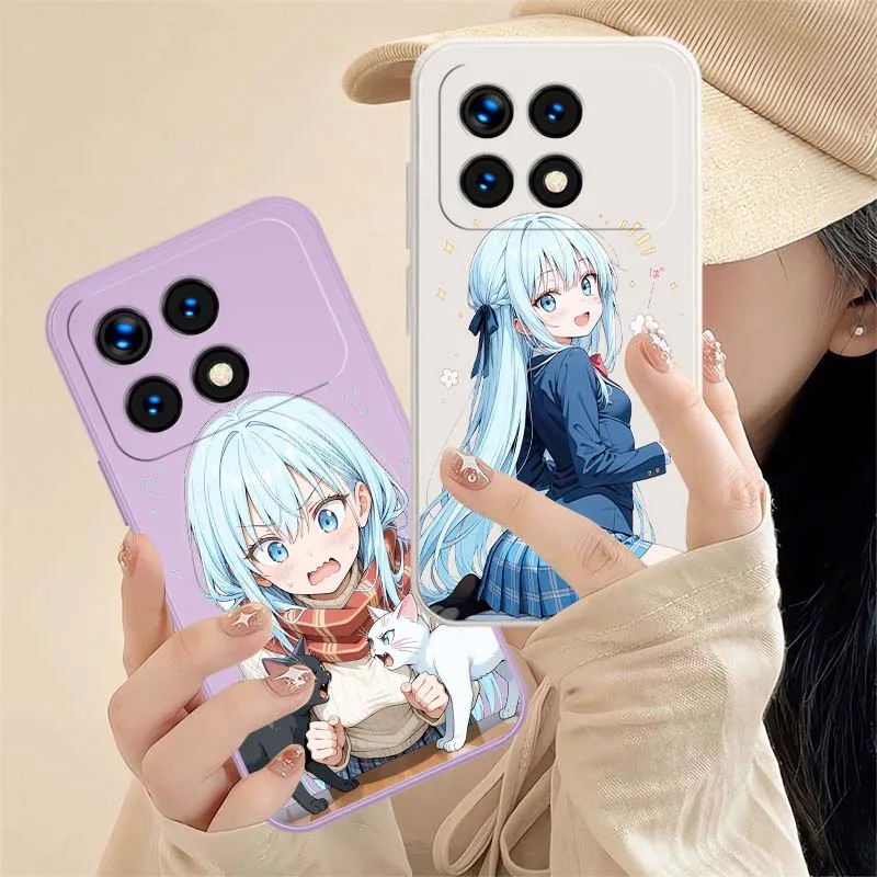 Funda de Anime FanArt Girl para Xiaomi Poco F7 F6 F5 F4 F3 F2 F1 M3 C75 C71 C65 C61 C55 C51 C50 C40 Ultra Pro