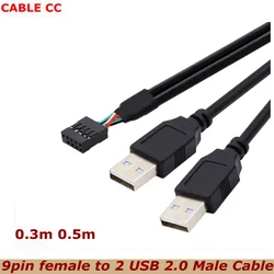 Adaptador USB 2.0 Panel Frontal – Header Placa Base