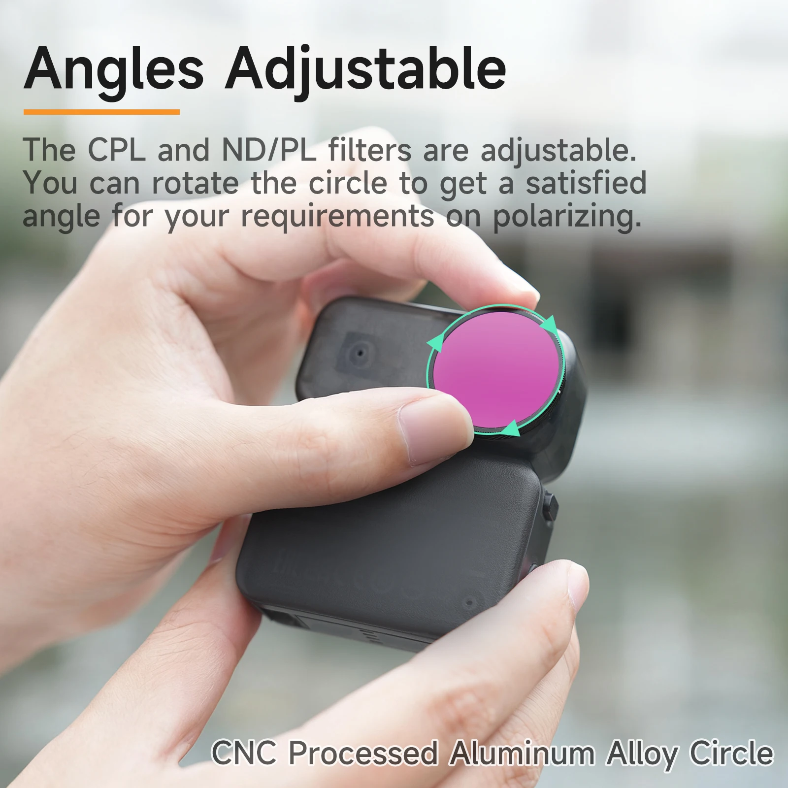 Filtro de lente de cámara para DJI Osmo Nano UV CPL protección polarizada ND8 ND32 ND64 accesorios de filtro de cámara - imagen 4