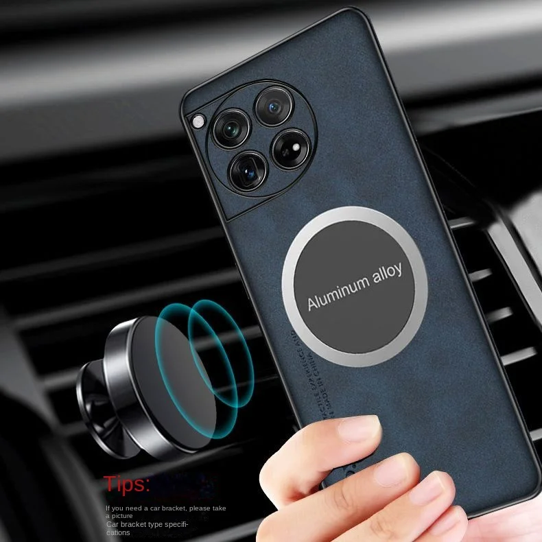 Funda de piel sintética suave para OnePlus 12, carcasa protectora magnética trasera para OnePlus 12, One Plus 12, 1 + 12, carcasa completa para teléfono - imagen 5