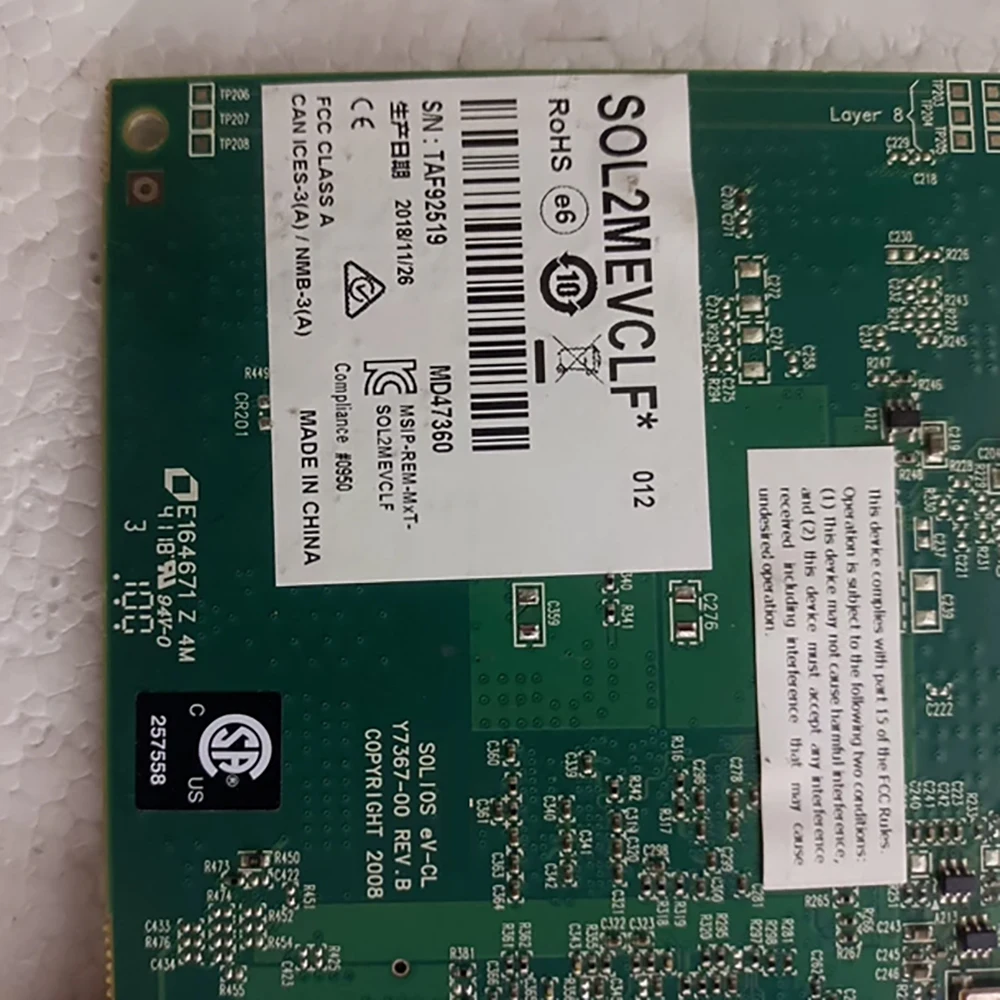 Para tarjeta de adquisición Matrox SOL2MEVCLF Y7367-00 REV.B - imagen 5