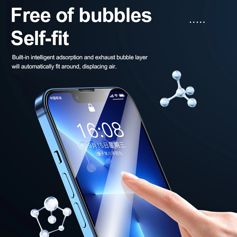 4 Uds vidrio templado para iPhone 11 12 13 14 15 16 17Pro Max vidrio iPhone XR X XS 7 8 Plus Protector de pantalla de vidrio - imagen 3
