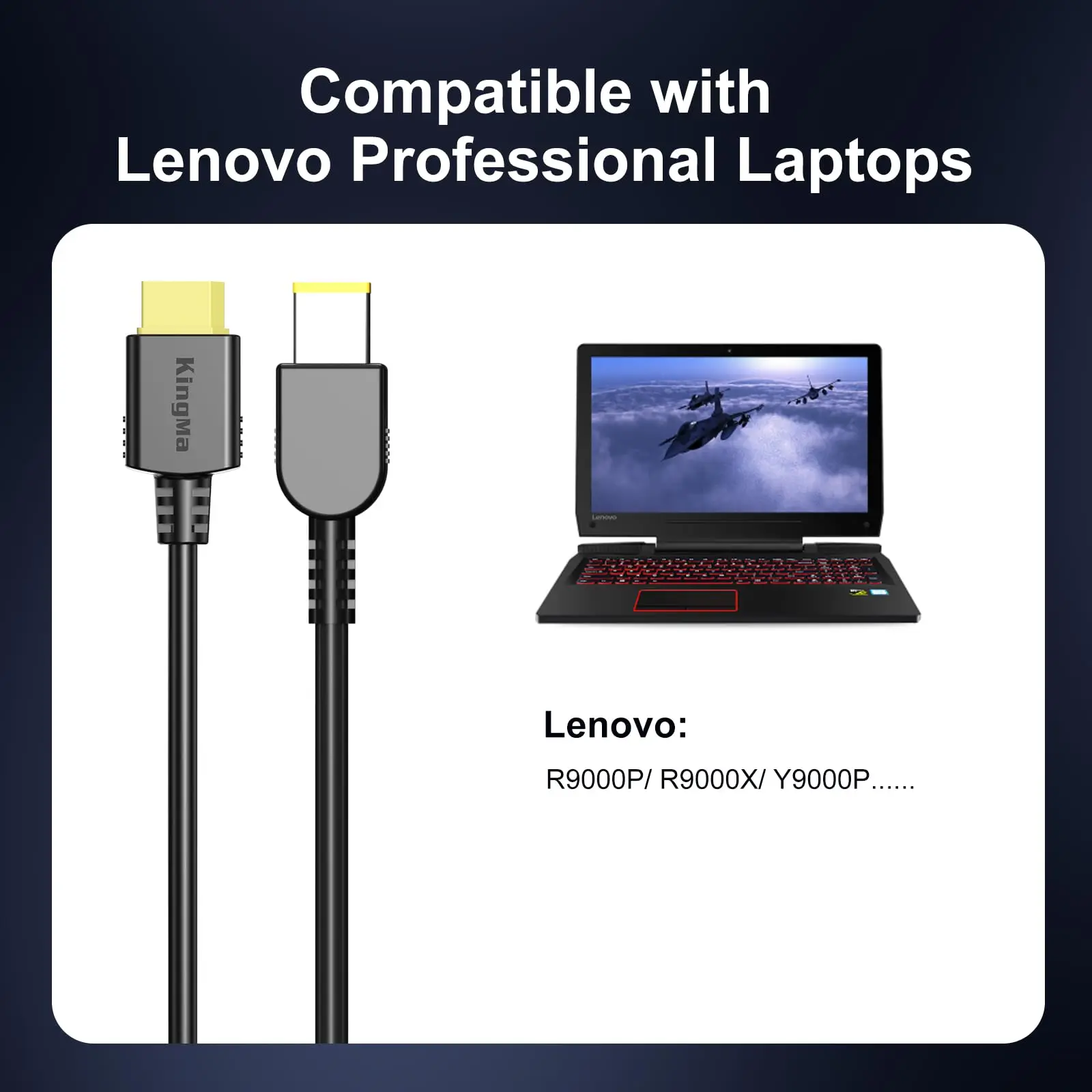 Adaptador GaN de 300W 20V 15A para Lenovo Legion 5 5i 5P 7 7i pro C7 S7 Y540 Y545 y730 Y740, cargador de ordenador portátil para juegos para ADL300SDC3A - imagen 5